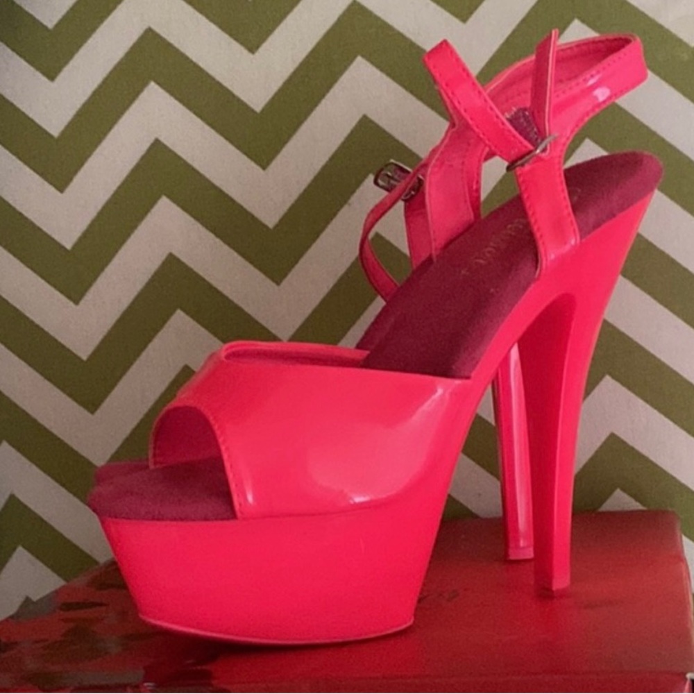 Pleaser Pink Platform Heels